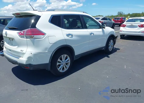 2015 Nissan Rogue Sv из США, поврежденный, VIN KNMAT2MT9FP592560